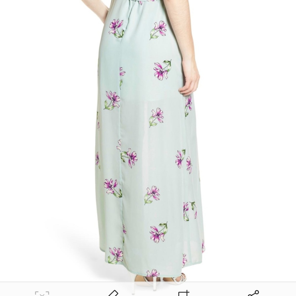 Socialite Tie Waist Maxi Dress. XXL - Picture 4 of 6